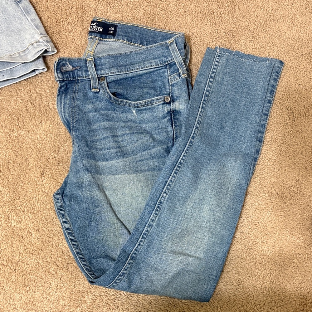 Hollister Light Blue Women Jeans Jeggings